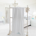 White Hotel Bath Towels with Starfish Embroidery